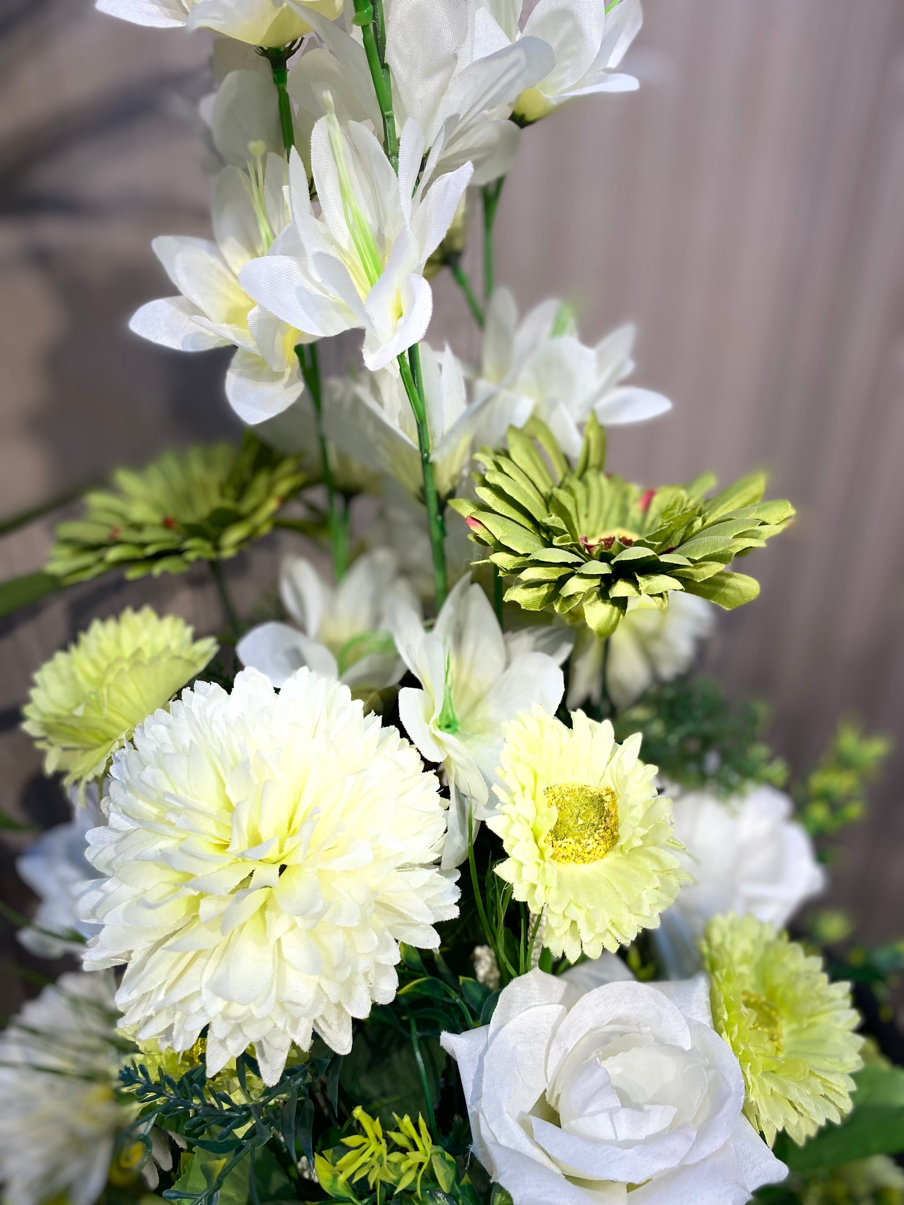 Fiber Bowl floral arrangement