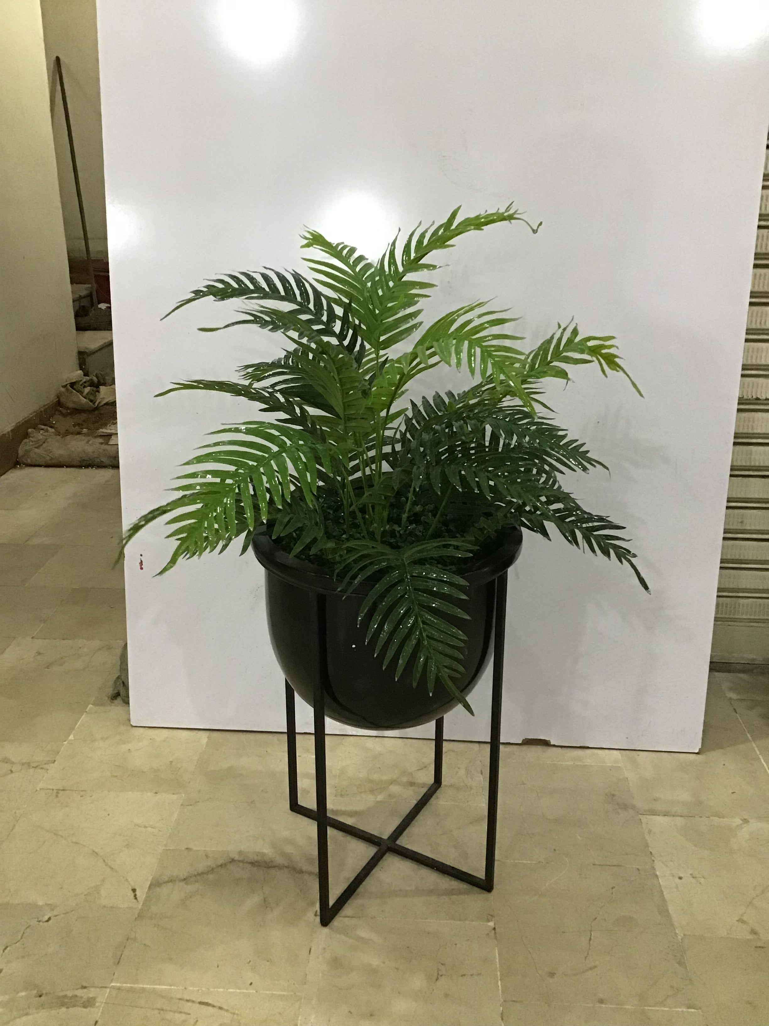 Big Metal stand Planter