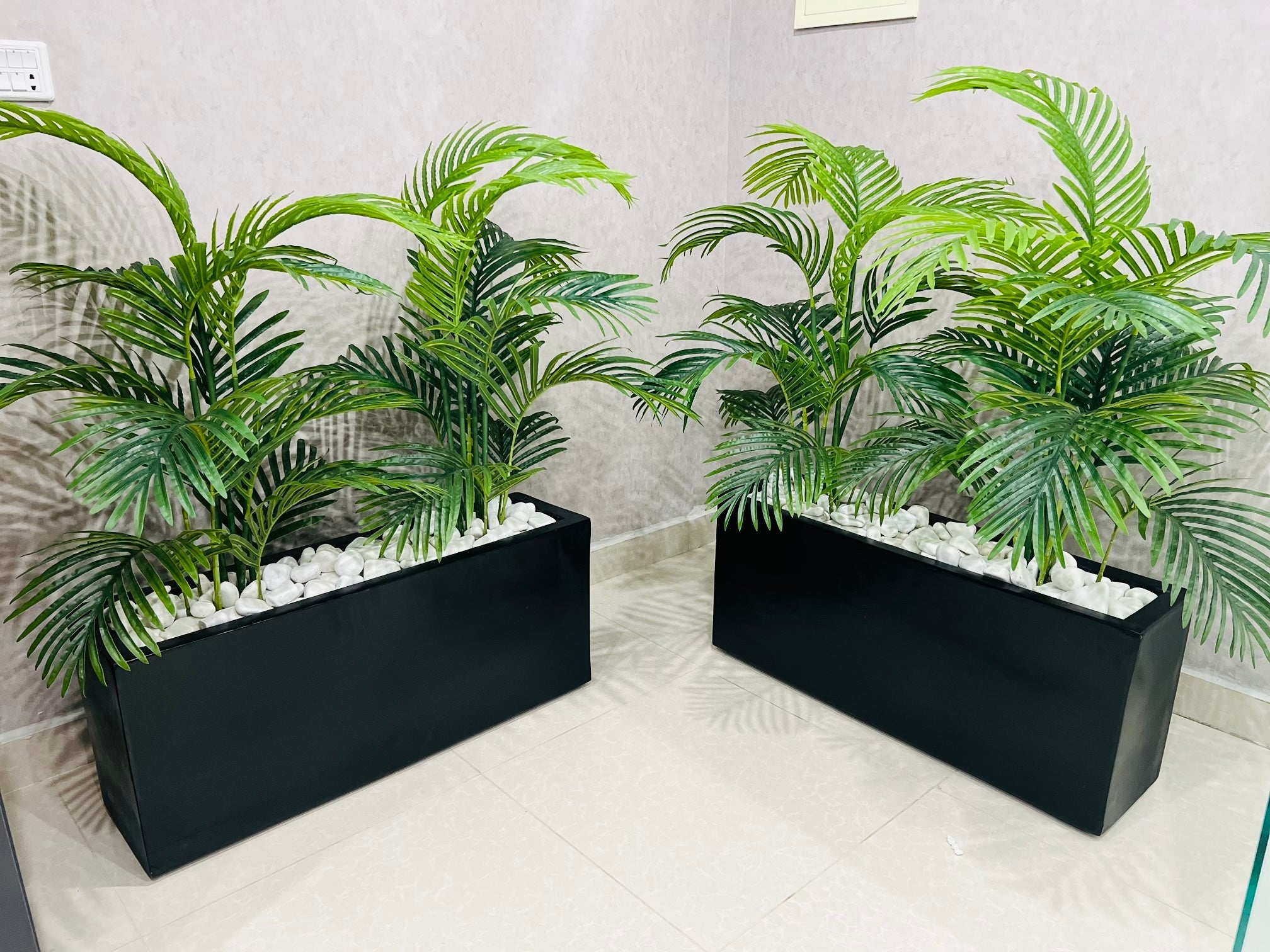 Horizontal fiber planters