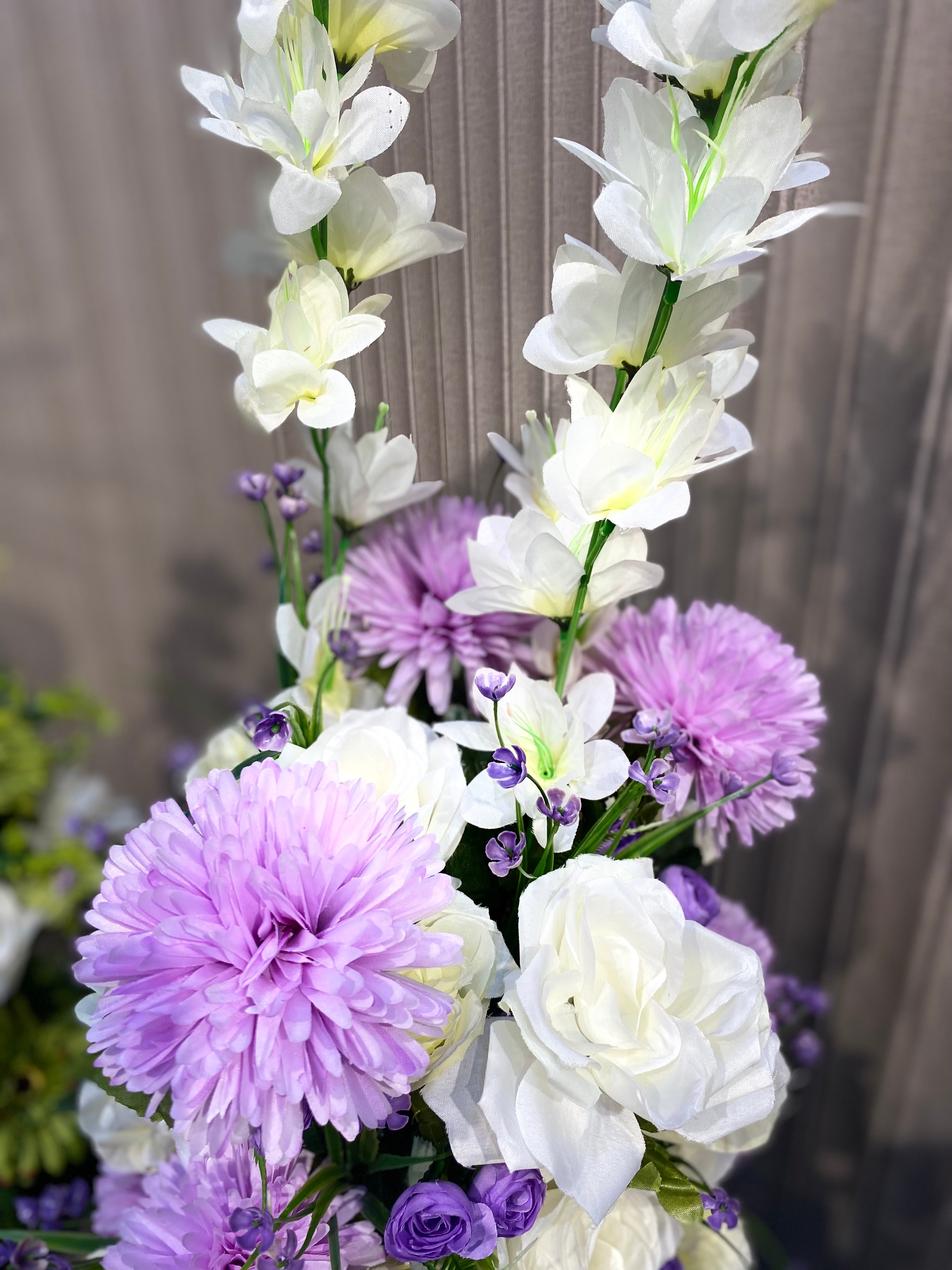 Fiber Bowl floral arrangement