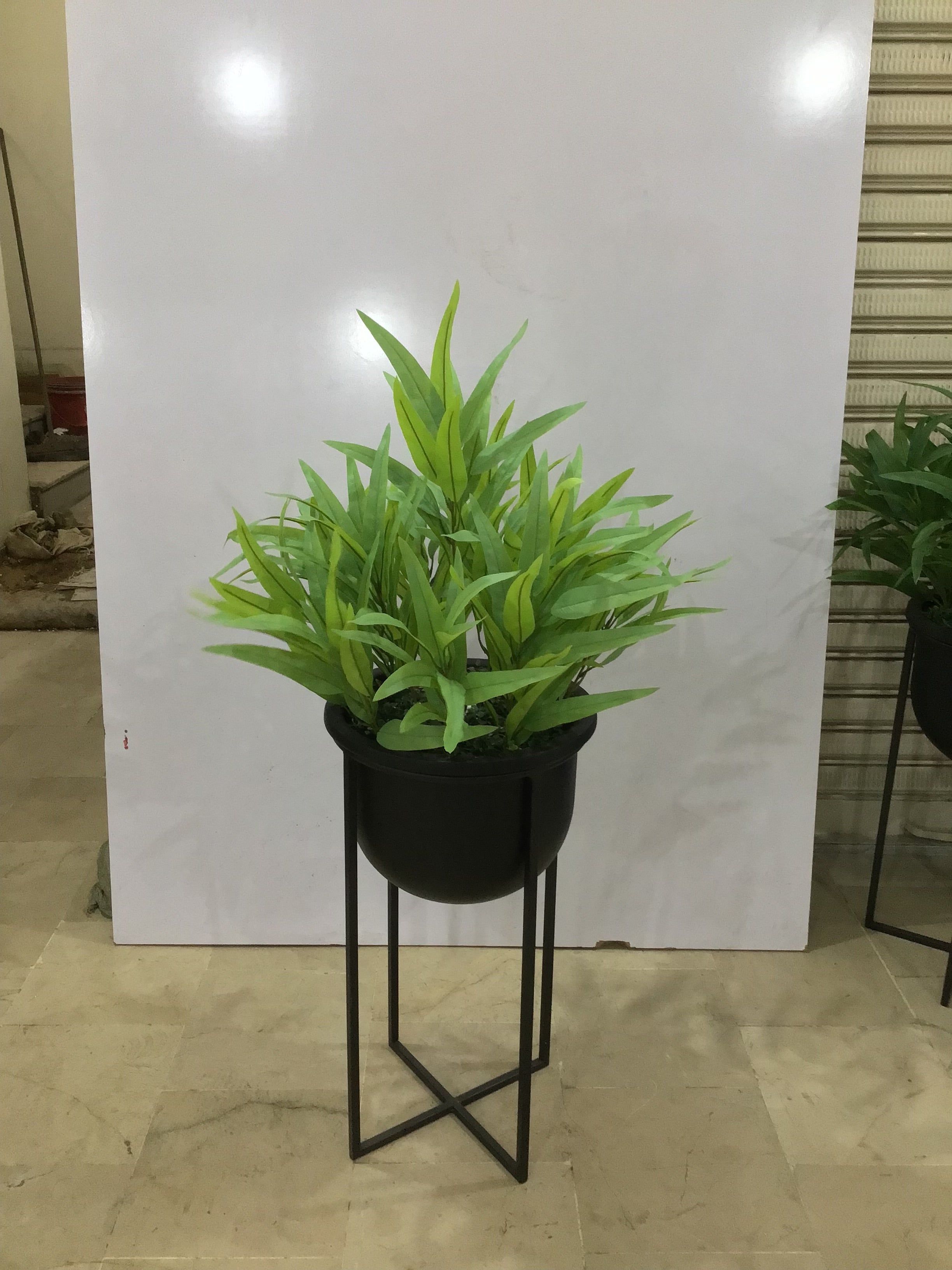 Big Metal stand Planter