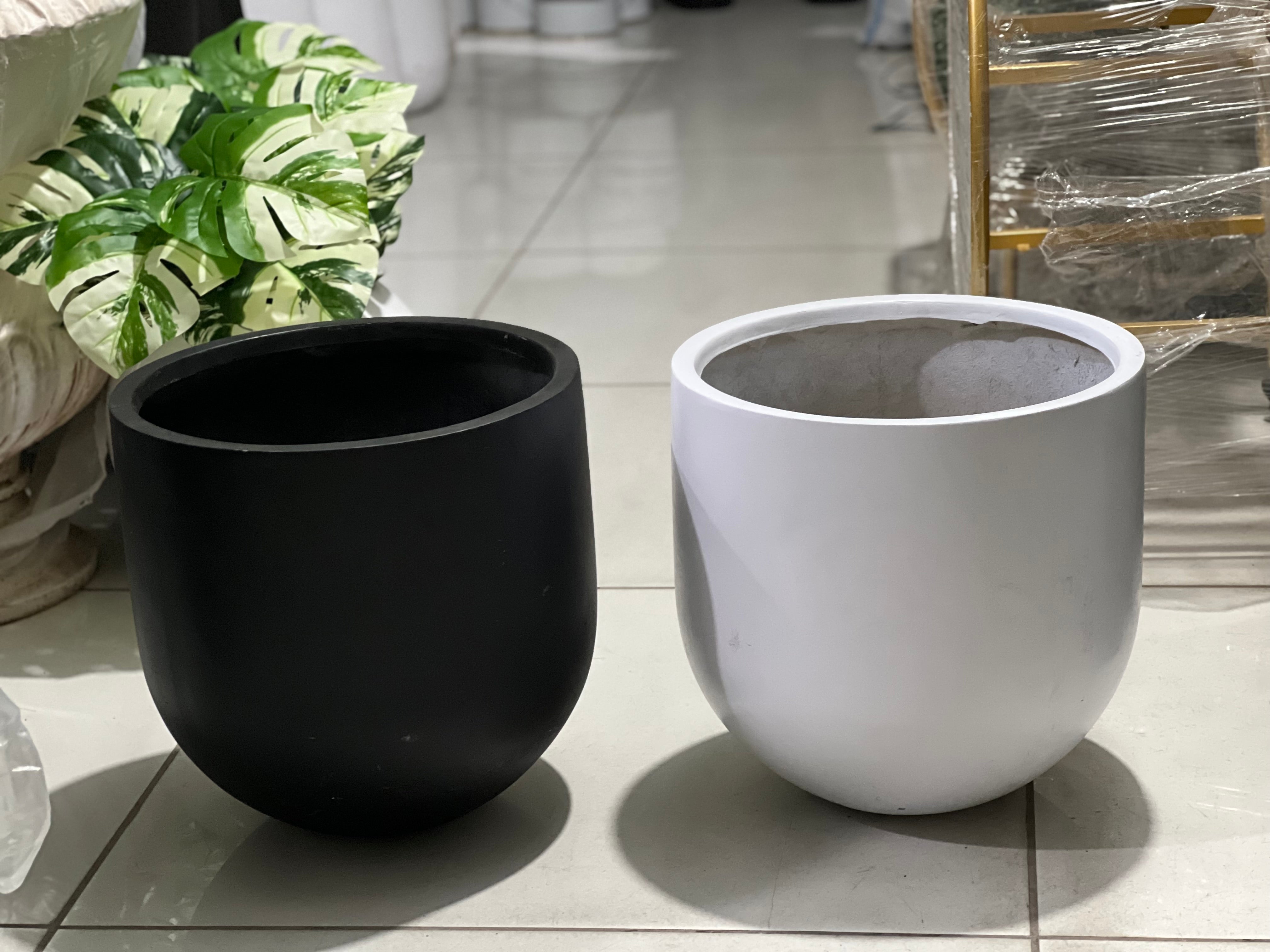 Fiber Planters U and Oval shaped