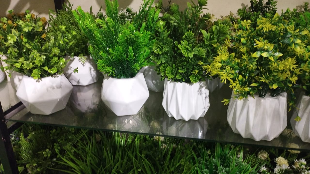 Ceramic Pots with Fillers