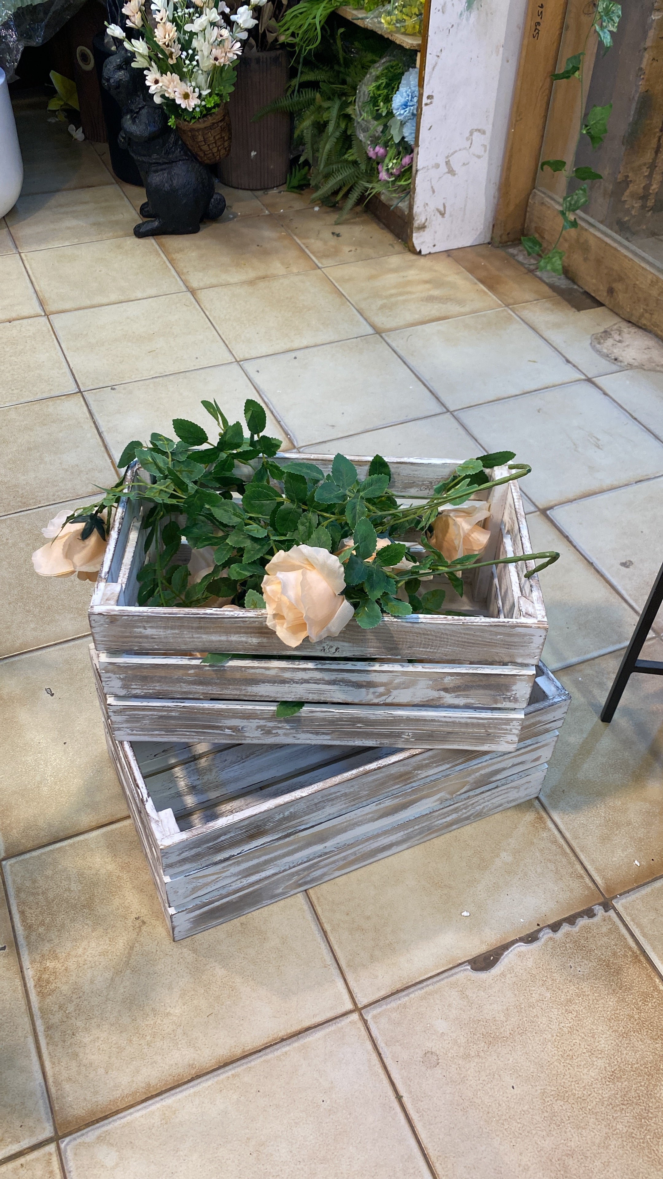 Wooden Crate With Wines