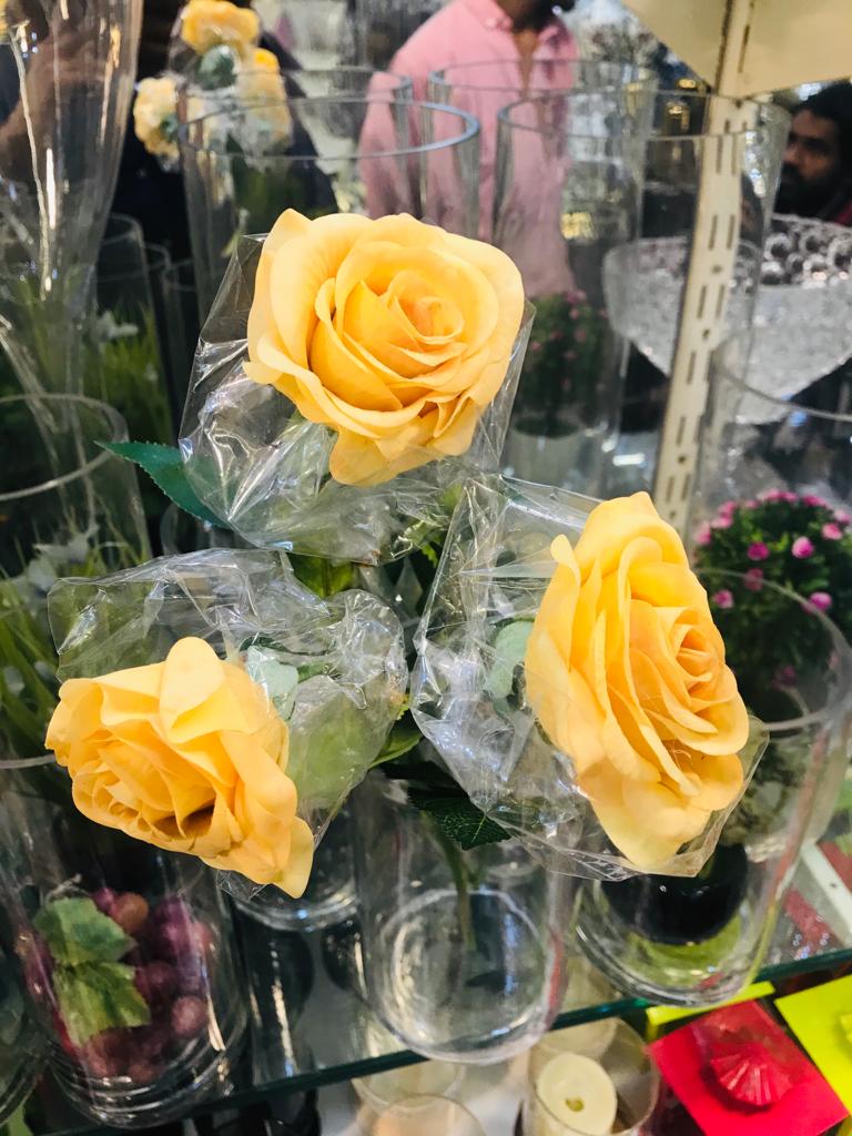 yellow roses 