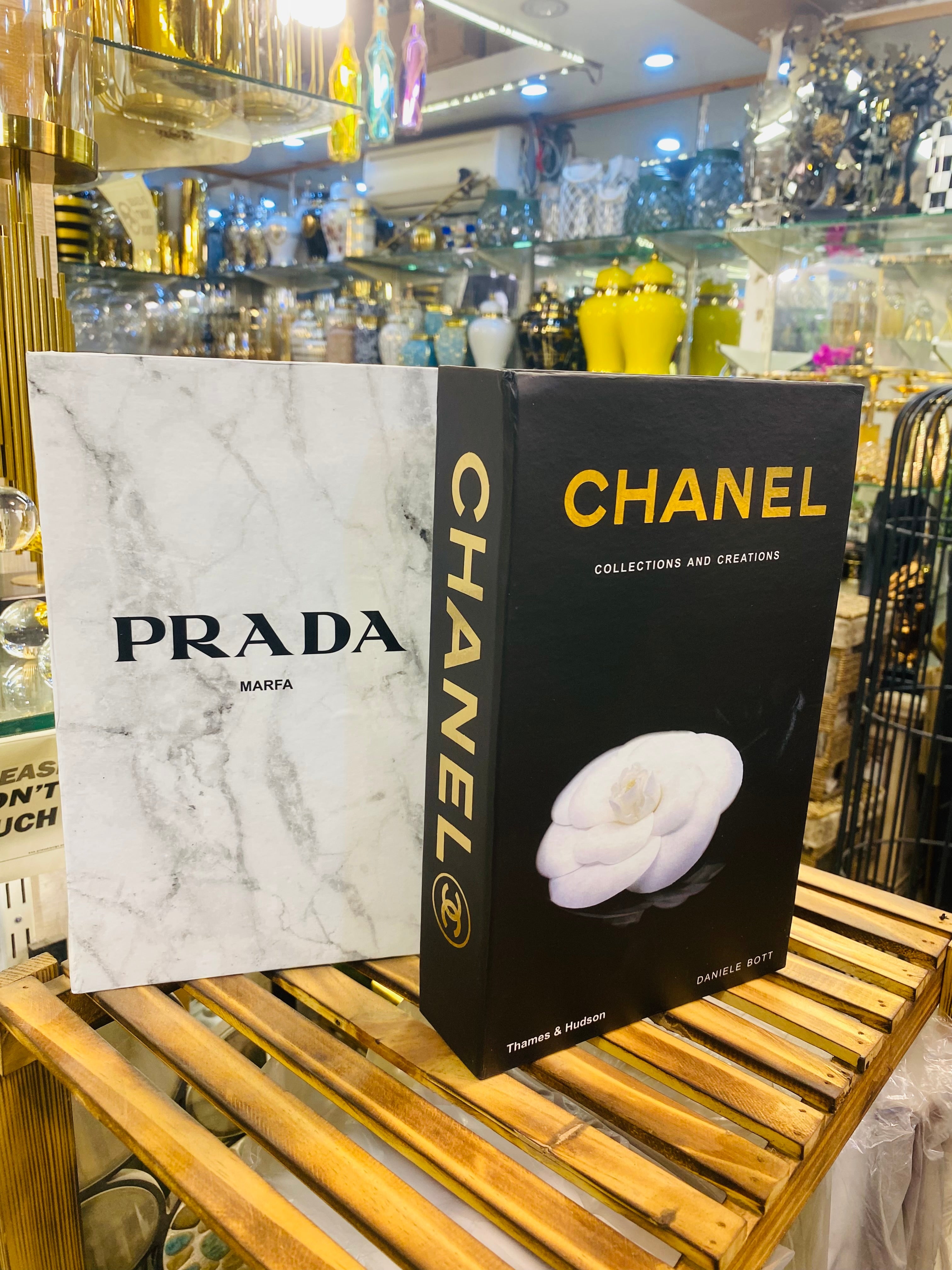 fake book of Prada and Chanel with attractive look 